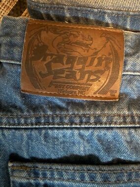 Ladies Relaxed Blue Denim Jeans - insulated for warmth- size 6